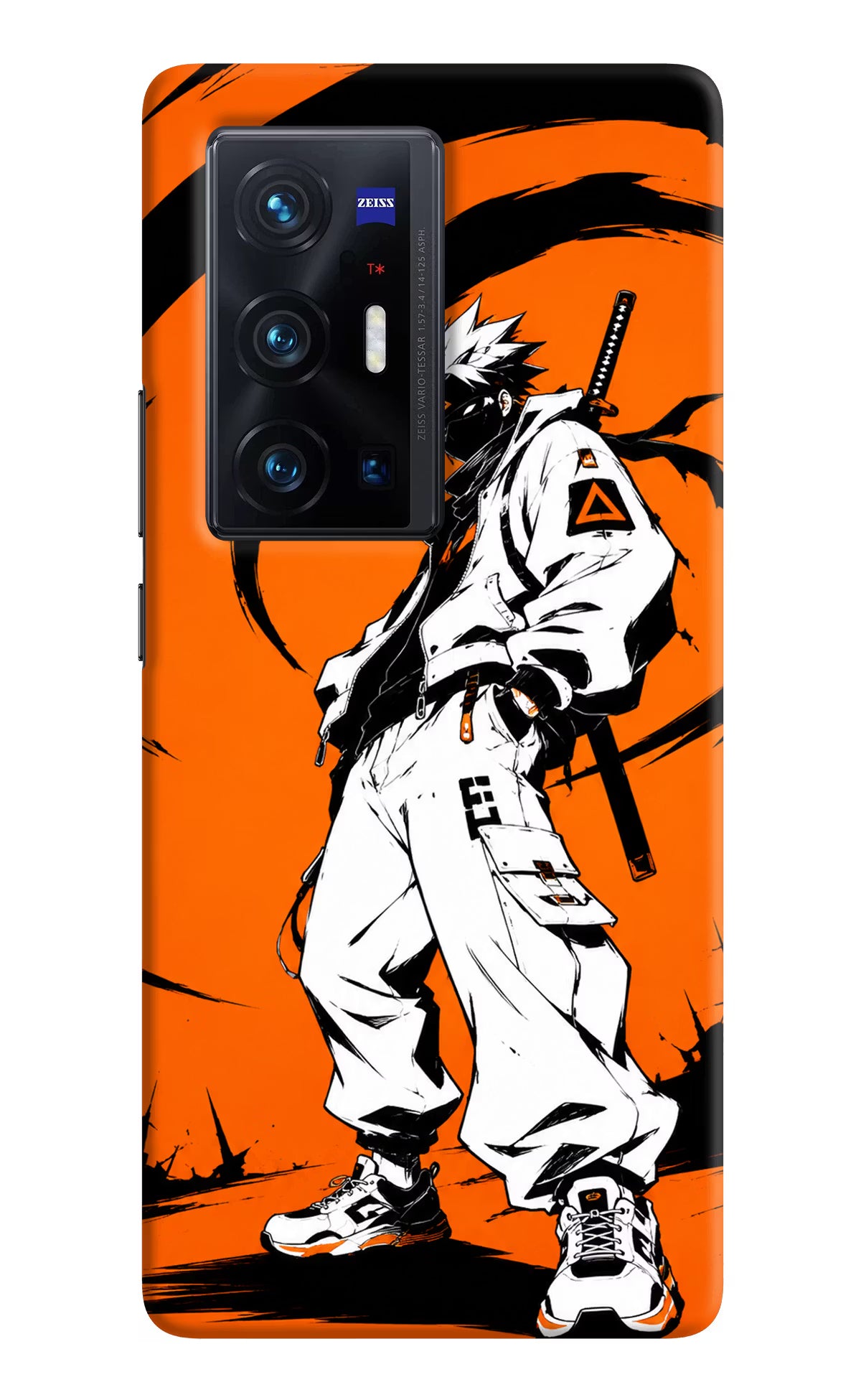 Street Samurai  Vivo X70 Pro+ Hard Case Back Cover by Casekaro