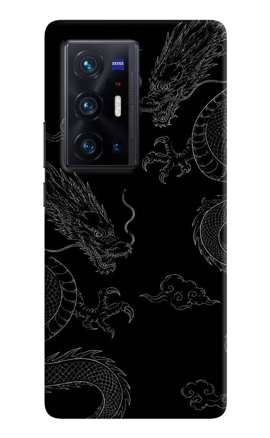 Twin Dragons Vivo X70 Pro+ Hard Case Back Cover by Casekaro