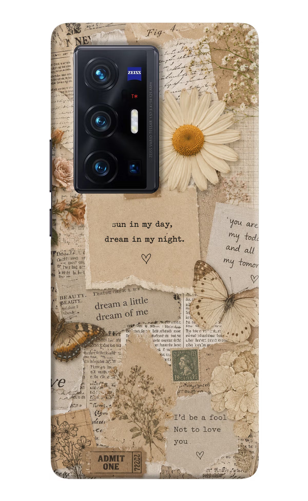 Vintage case Vivo X70 Pro+ Back Cover