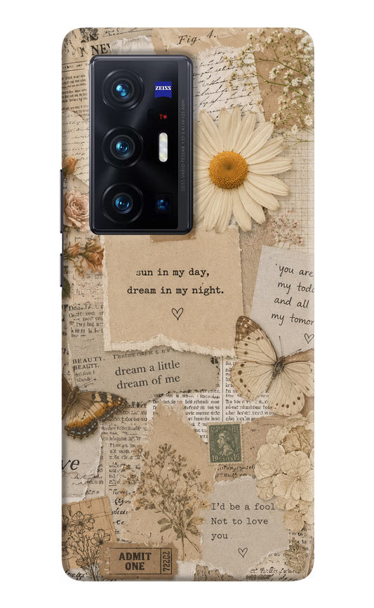 Vintage case Vivo X70 Pro+ Hard Case Back Cover by Casekaro