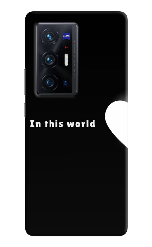 This World Vivo X70 Pro+ Hard Case Back Cover by Casekaro