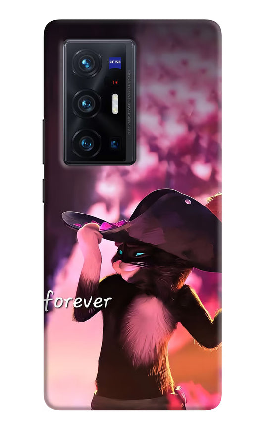 Forever Cat Vivo X70 Pro+ Hard Case Back Cover by Casekaro
