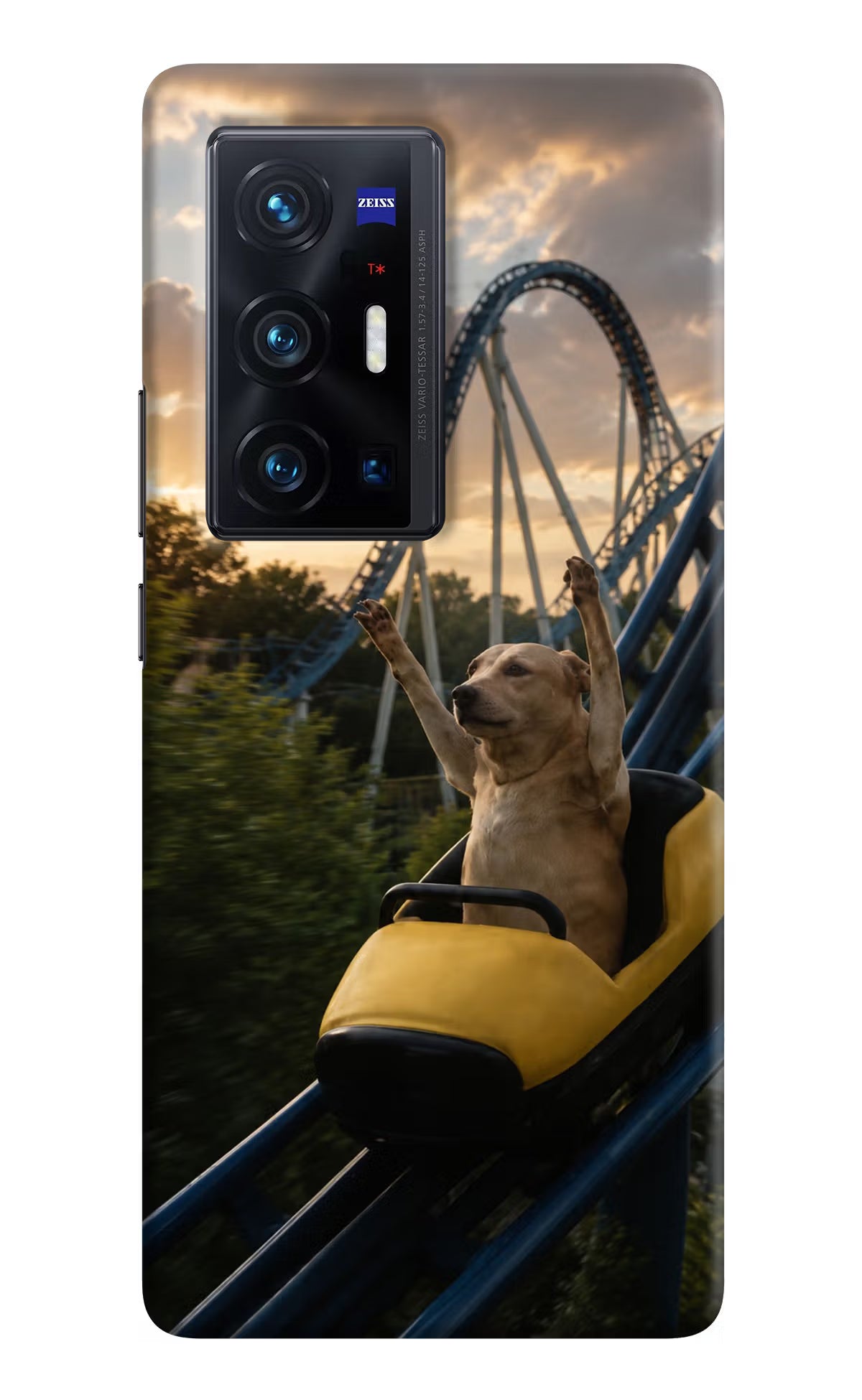 Rollercoaster Dog Vivo X70 Pro+ Back Cover