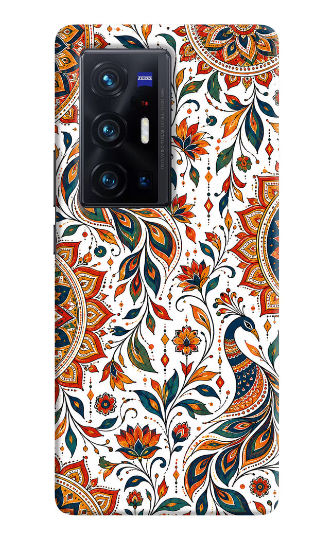 White Mayura Vivo X70 Pro+ Hard Case Back Cover by Casekaro