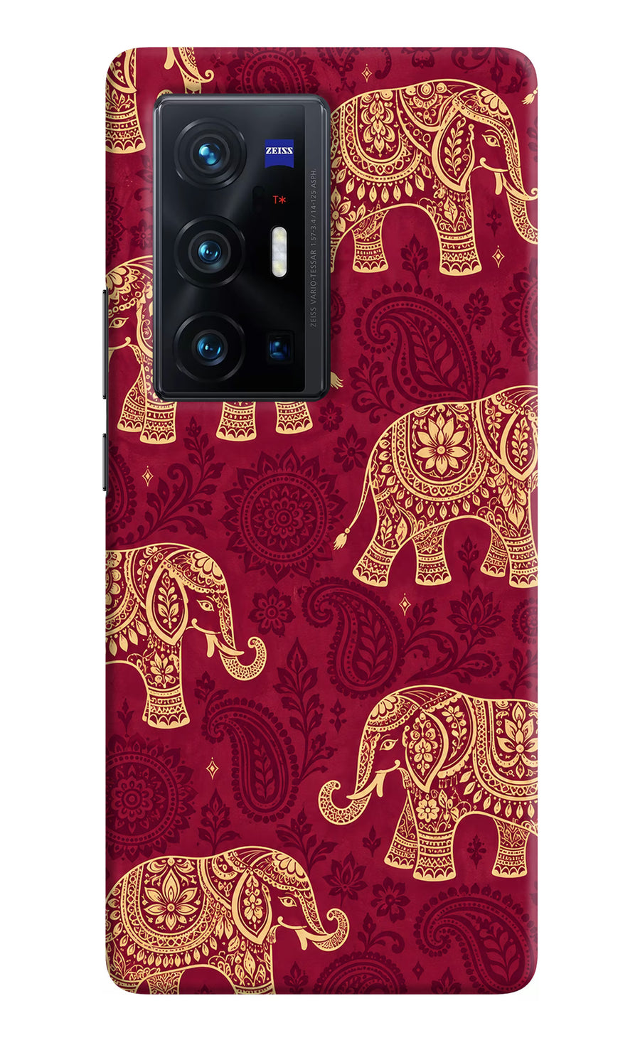 Maroon Elephant Vivo X70 Pro+ Back Cover, Hard case