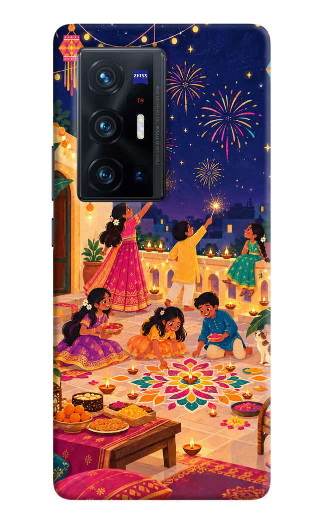 Diwali Night Vivo X70 Pro+ Hard Case Back Cover by Casekaro