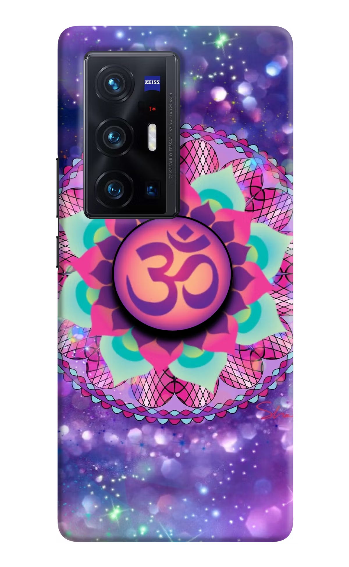 Om Purple Vivo X70 Pro+ Pop Case by Casekaro