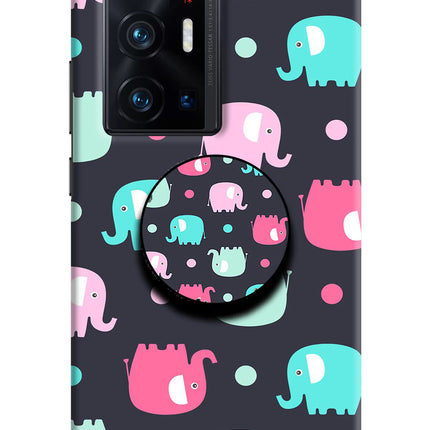 Baby Elephants Vivo X70 Pro+ Pop Case by Casekaro