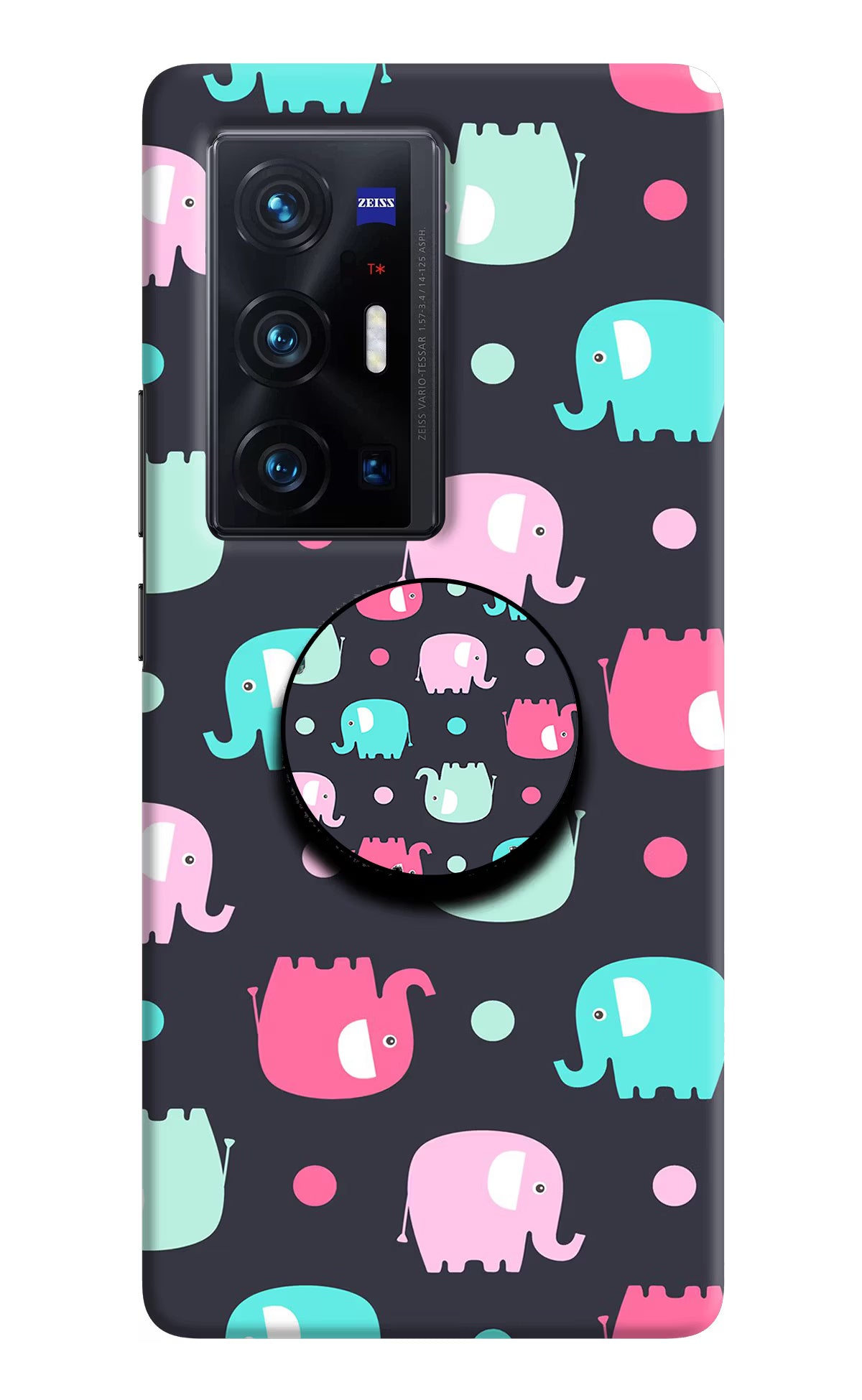 Baby Elephants Vivo X70 Pro+ Pop Case by Casekaro