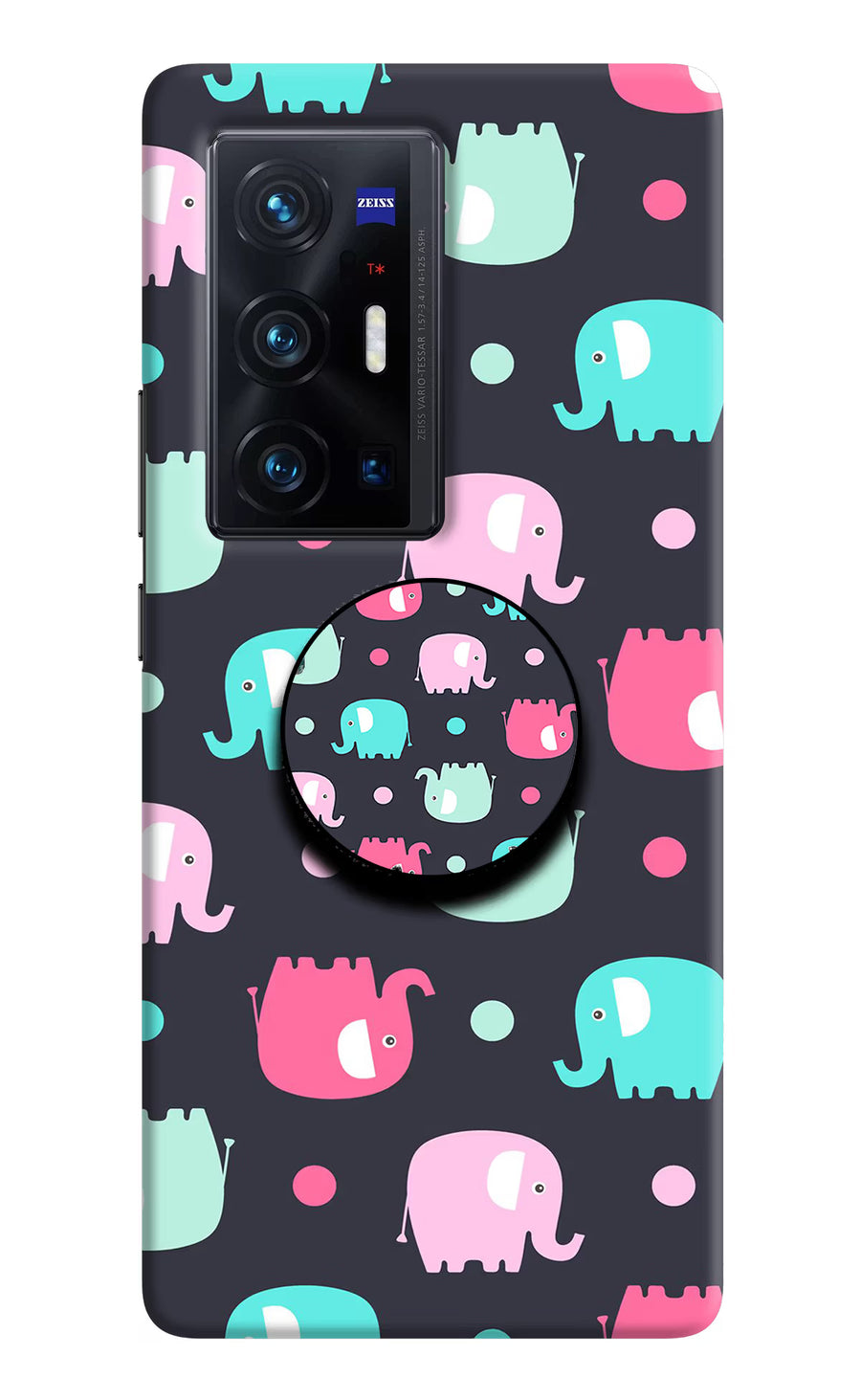 Baby Elephants Vivo X70 Pro+ Pop Case, Hard case