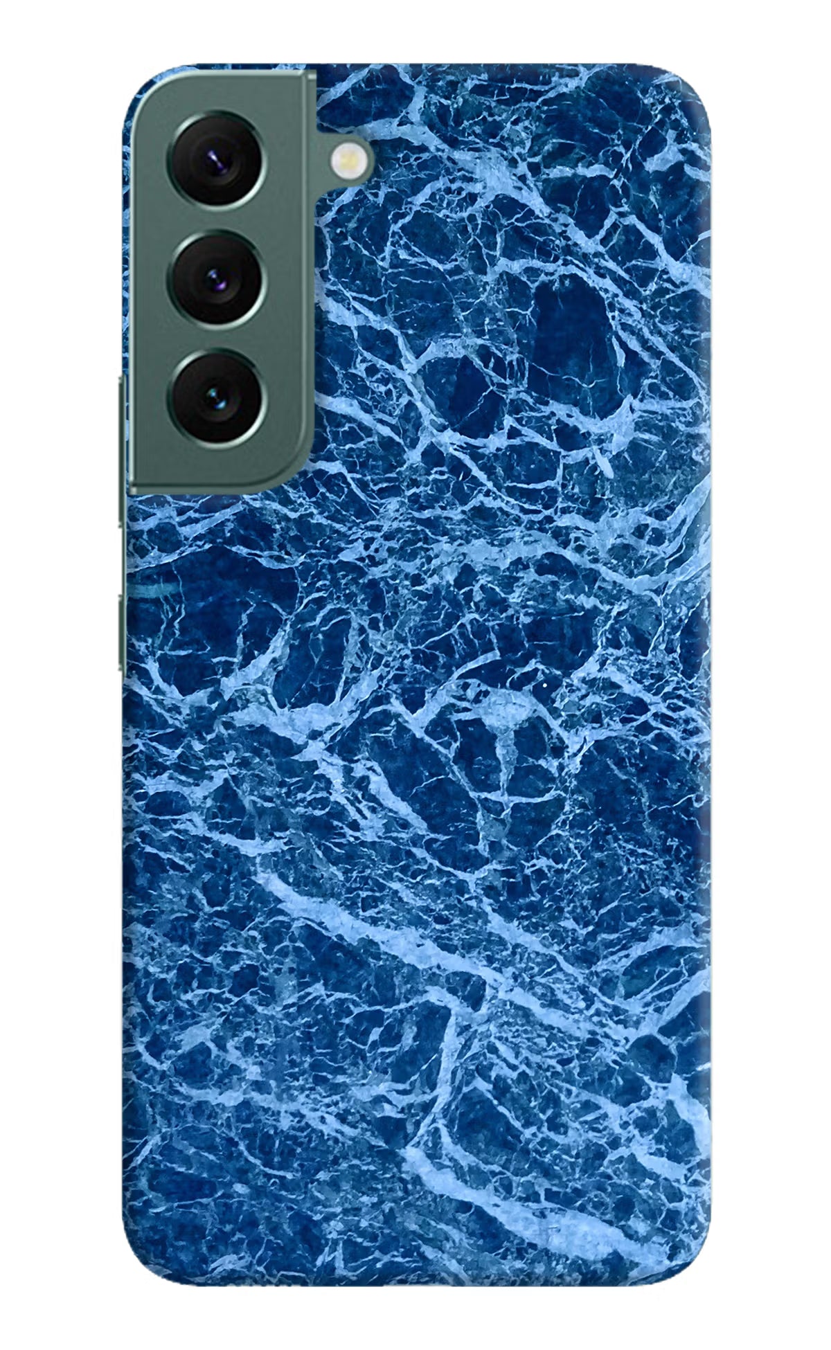 Blue Marble Samsung S22 Hard Case Back Cover by Casekaro