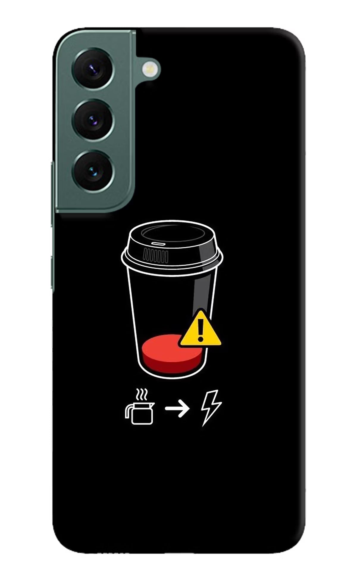 Coffee Samsung S22 Hard Case Back Cover by Casekaro