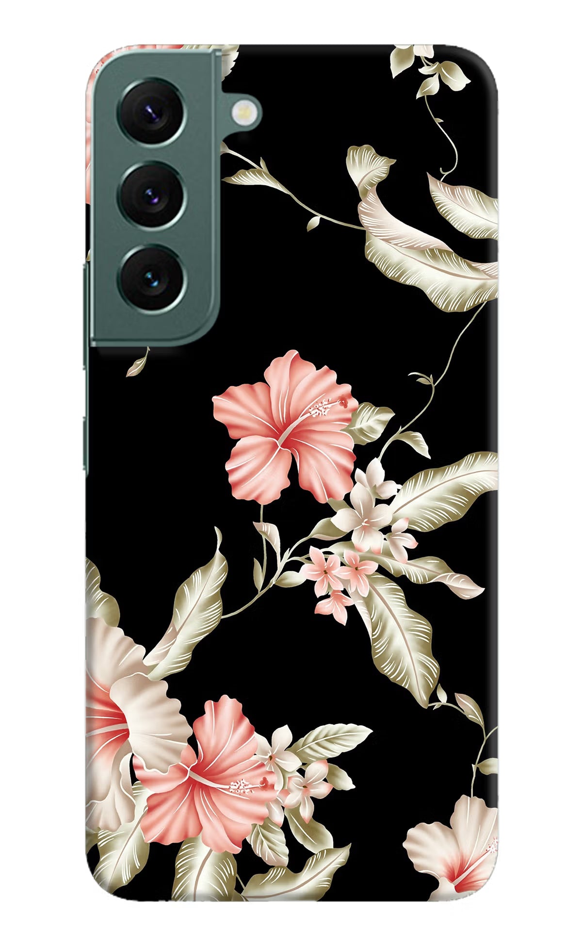 Flowers Samsung S22 Hard Case Back Cover by Casekaro