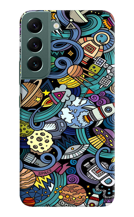 Space Abstract Samsung S22 Hard Case Back Cover by Casekaro