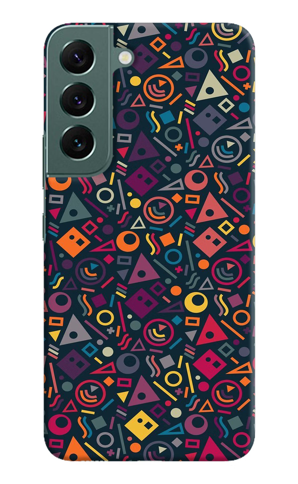 Geometric Abstract Samsung S22 Hard Case Back Cover by Casekaro