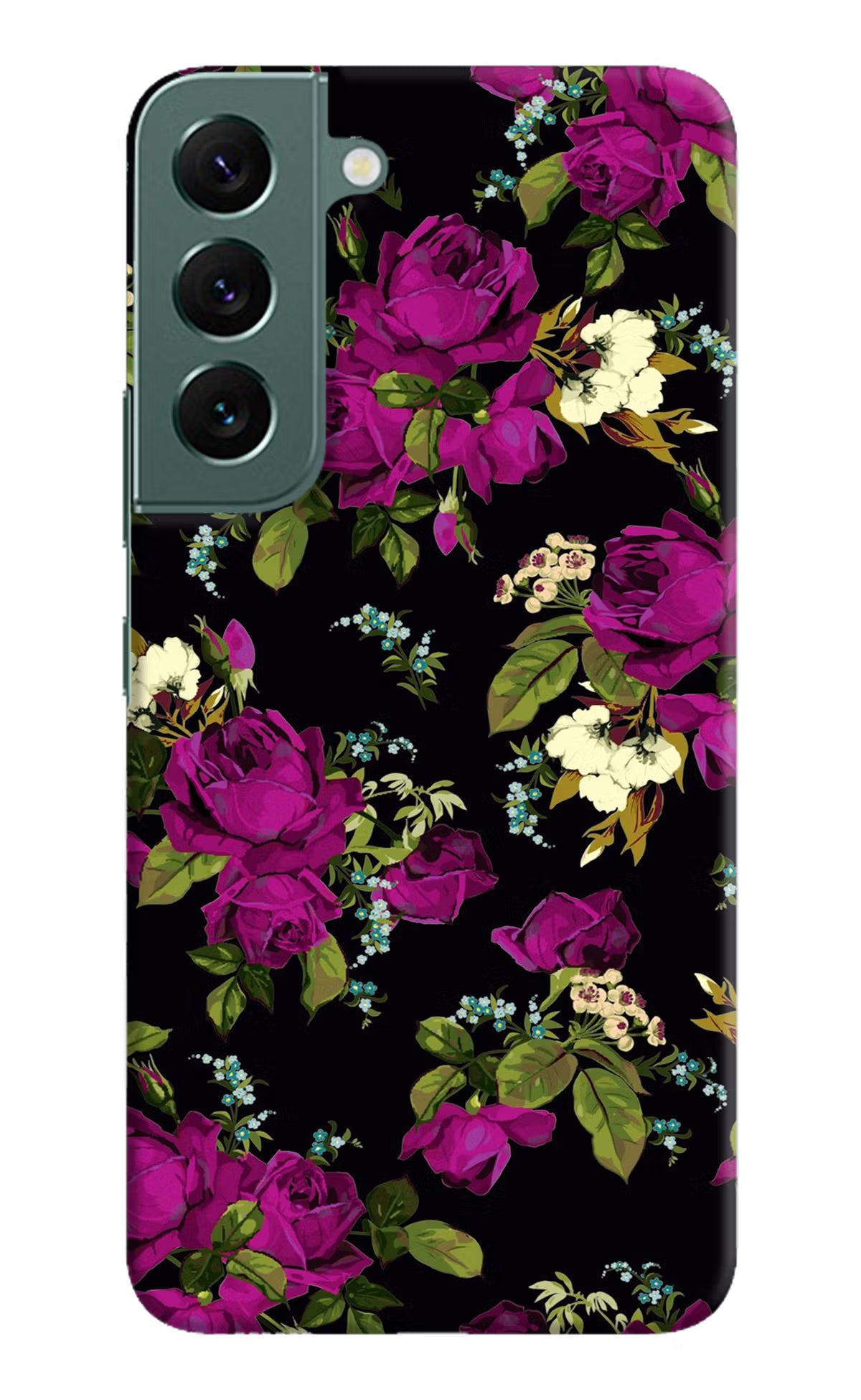 Flowers Samsung S22 Hard Case Back Cover by Casekaro