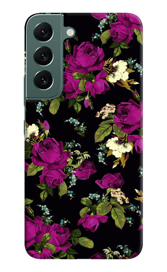 Flowers Samsung S22 Hard Case Back Cover by Casekaro