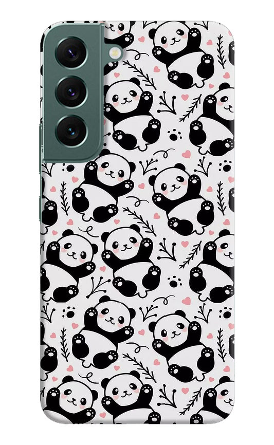 Cute Panda Samsung S22 Hard Case Back Cover by Casekaro