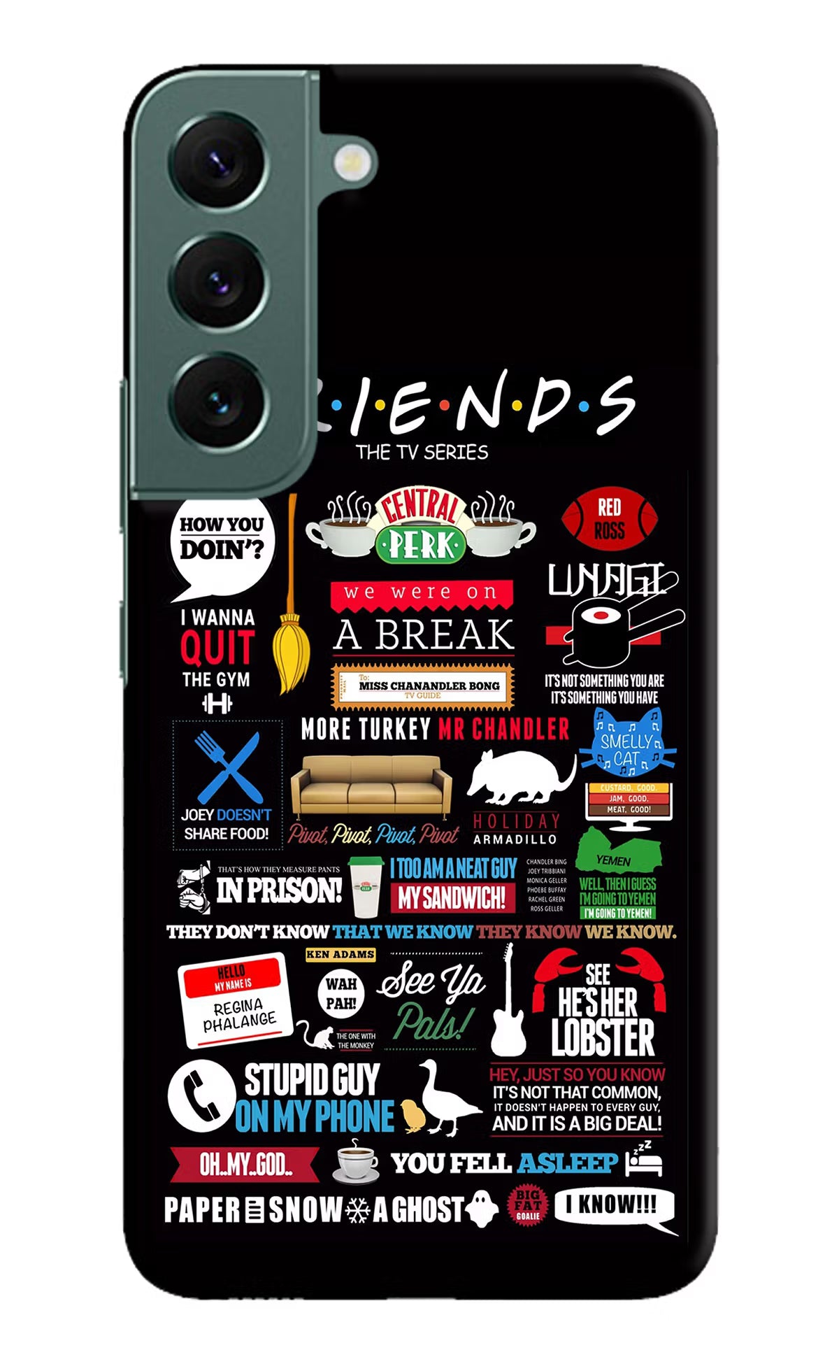 FRIENDS Samsung S22 Hard Case Back Cover by Casekaro