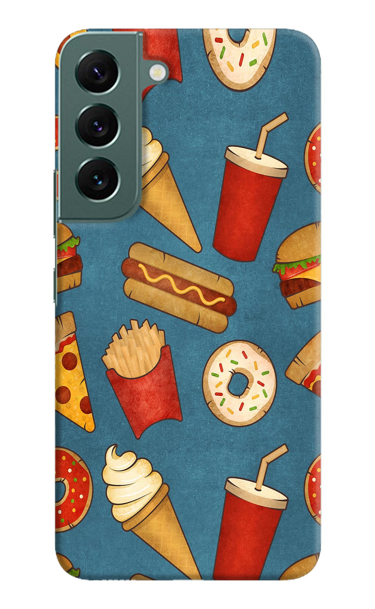 Foodie Samsung S22 Hard Case Back Cover by Casekaro
