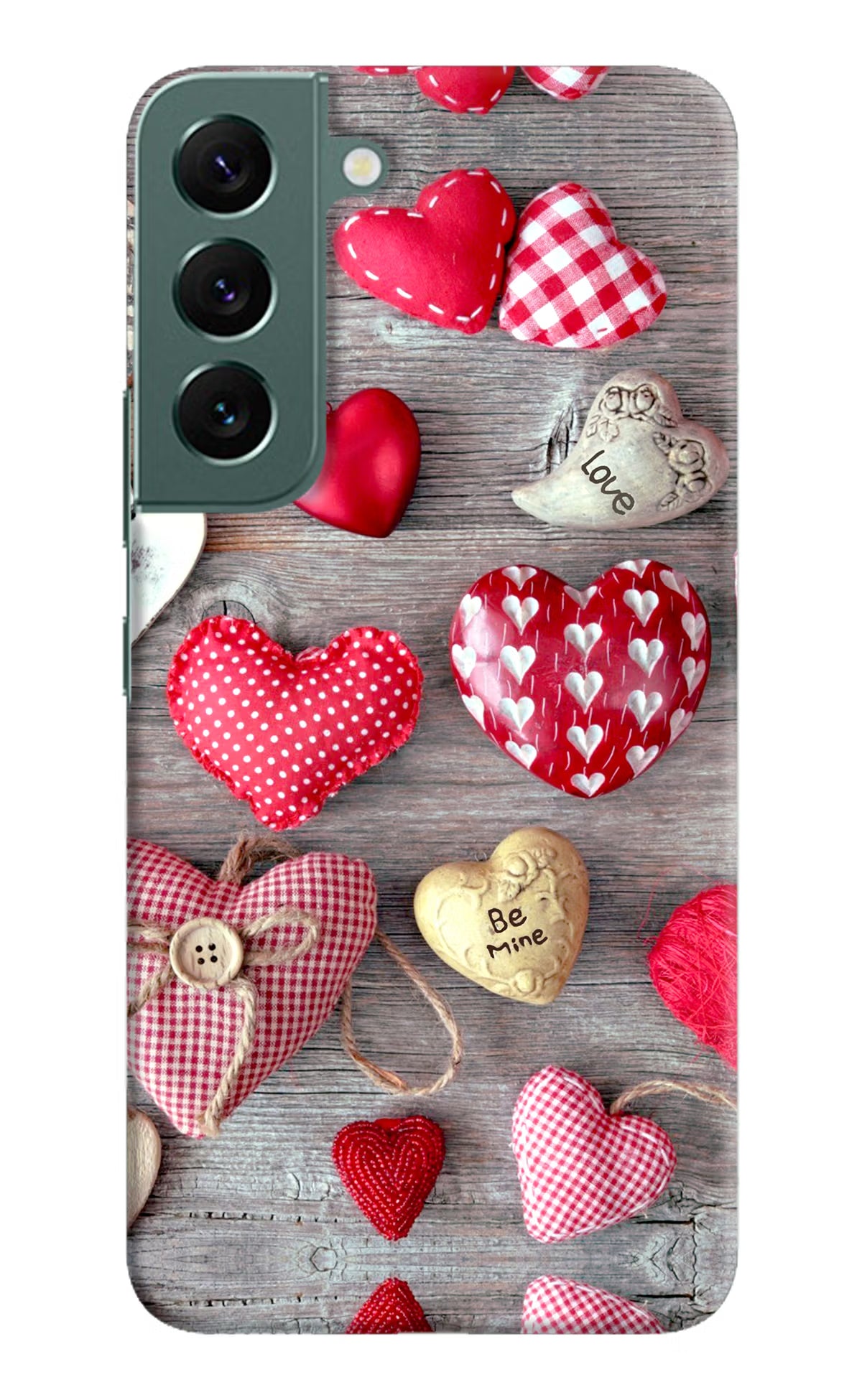 Love Wallpaper Samsung S22 Hard Case Back Cover by Casekaro