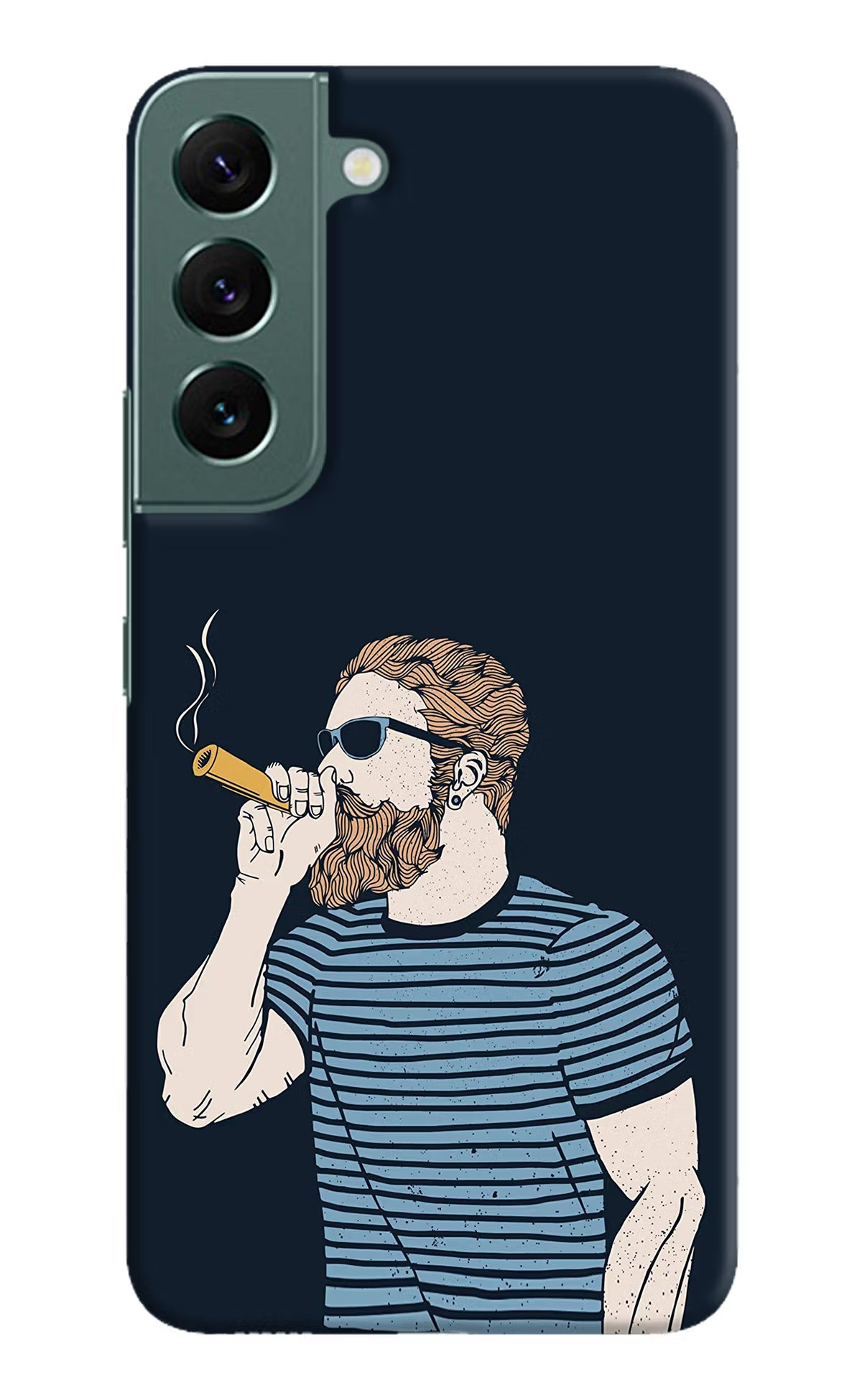 Smoking Samsung S22 Hard Case Back Cover by Casekaro