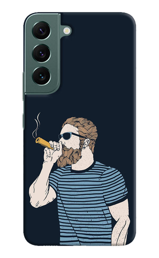 Smoking Samsung S22 Hard Case Back Cover by Casekaro