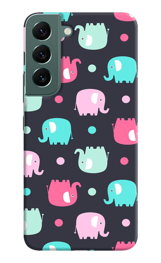 Elephants Samsung S22 Hard Case Back Cover by Casekaro