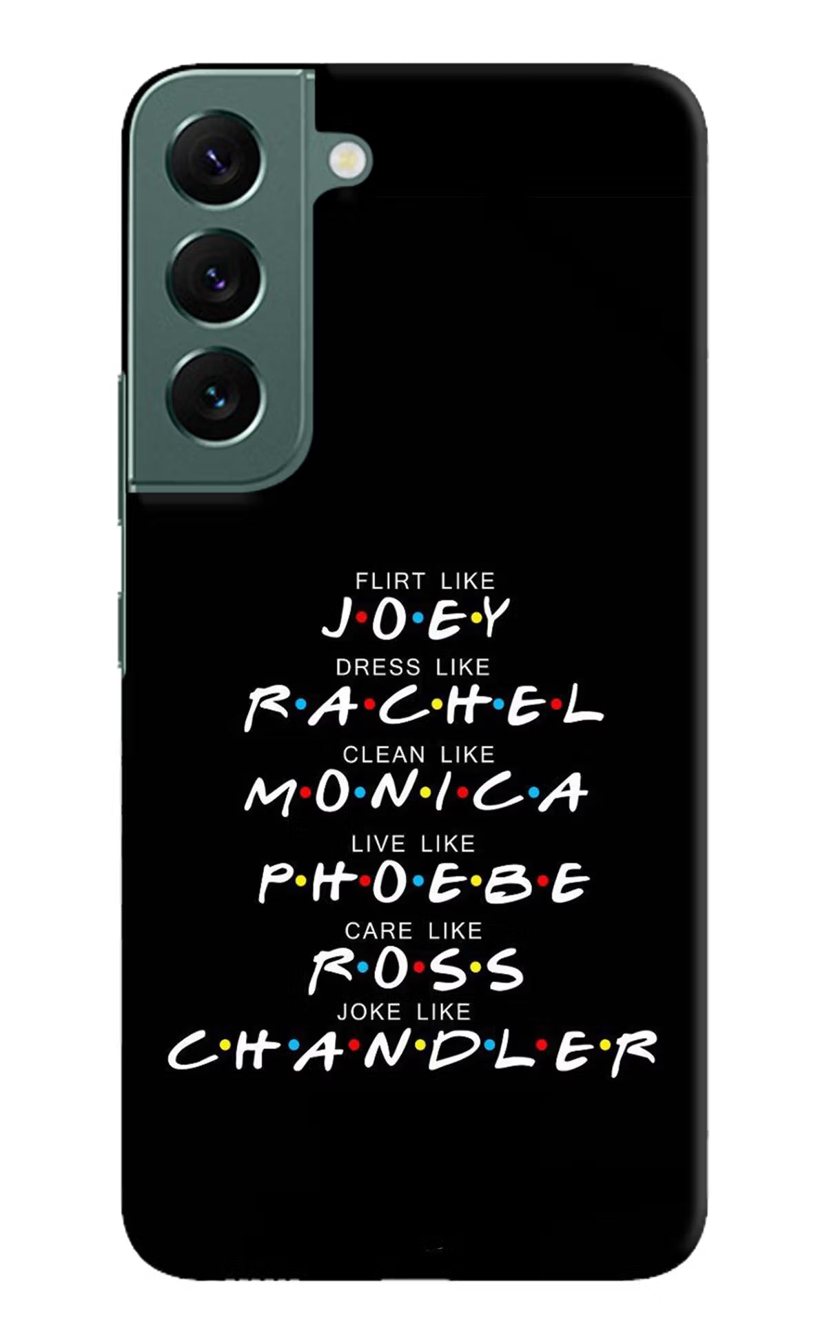 FRIENDS Character Samsung S22 Hard Case Back Cover by Casekaro