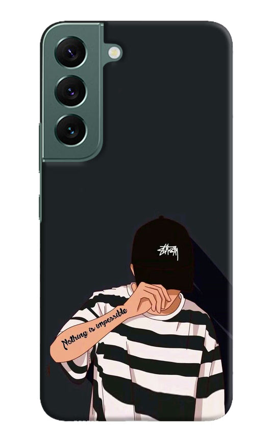 Aesthetic Boy Samsung S22 Hard Case Back Cover by Casekaro