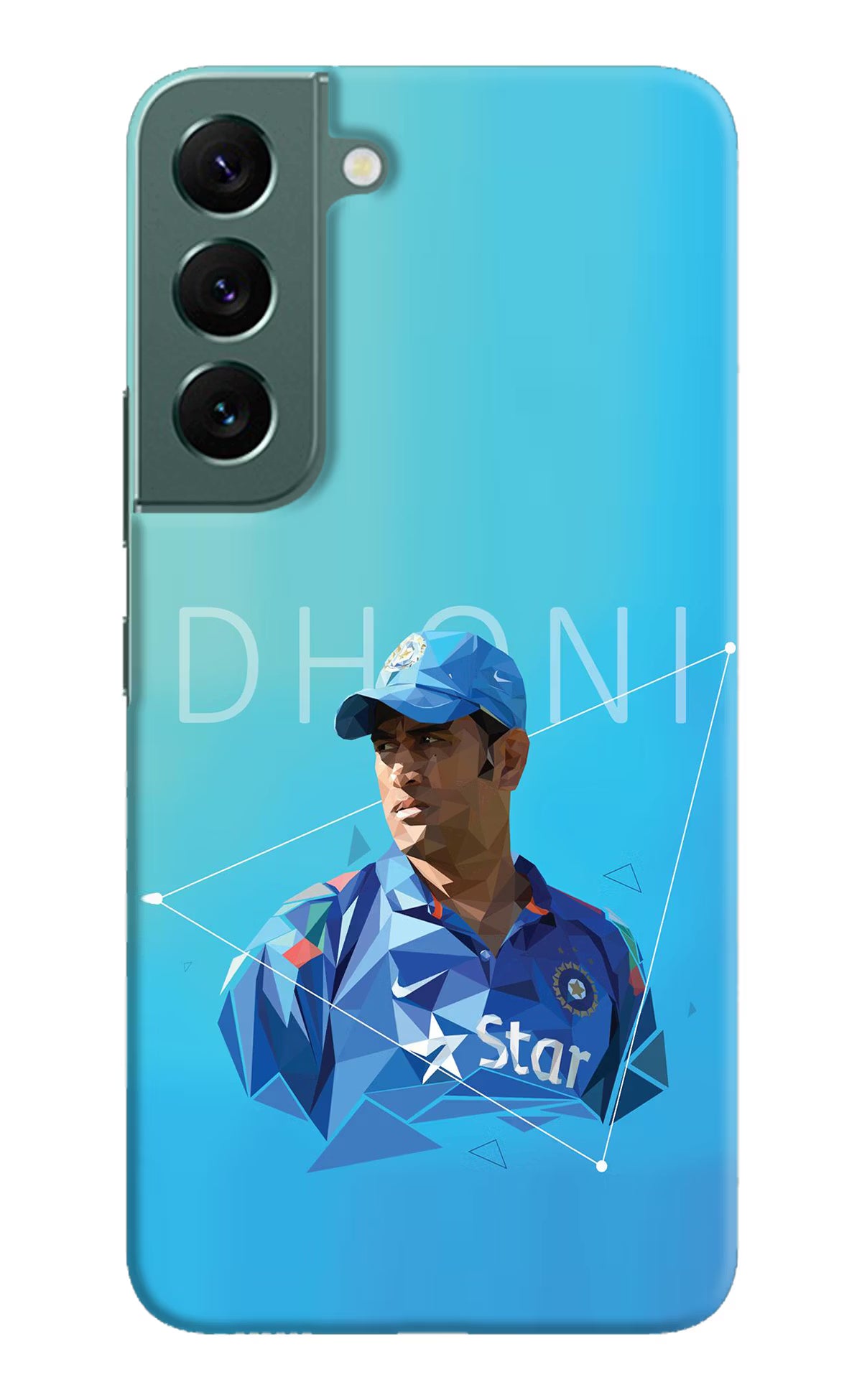 Dhoni Artwork Samsung S22 Hard Case Back Cover by Casekaro