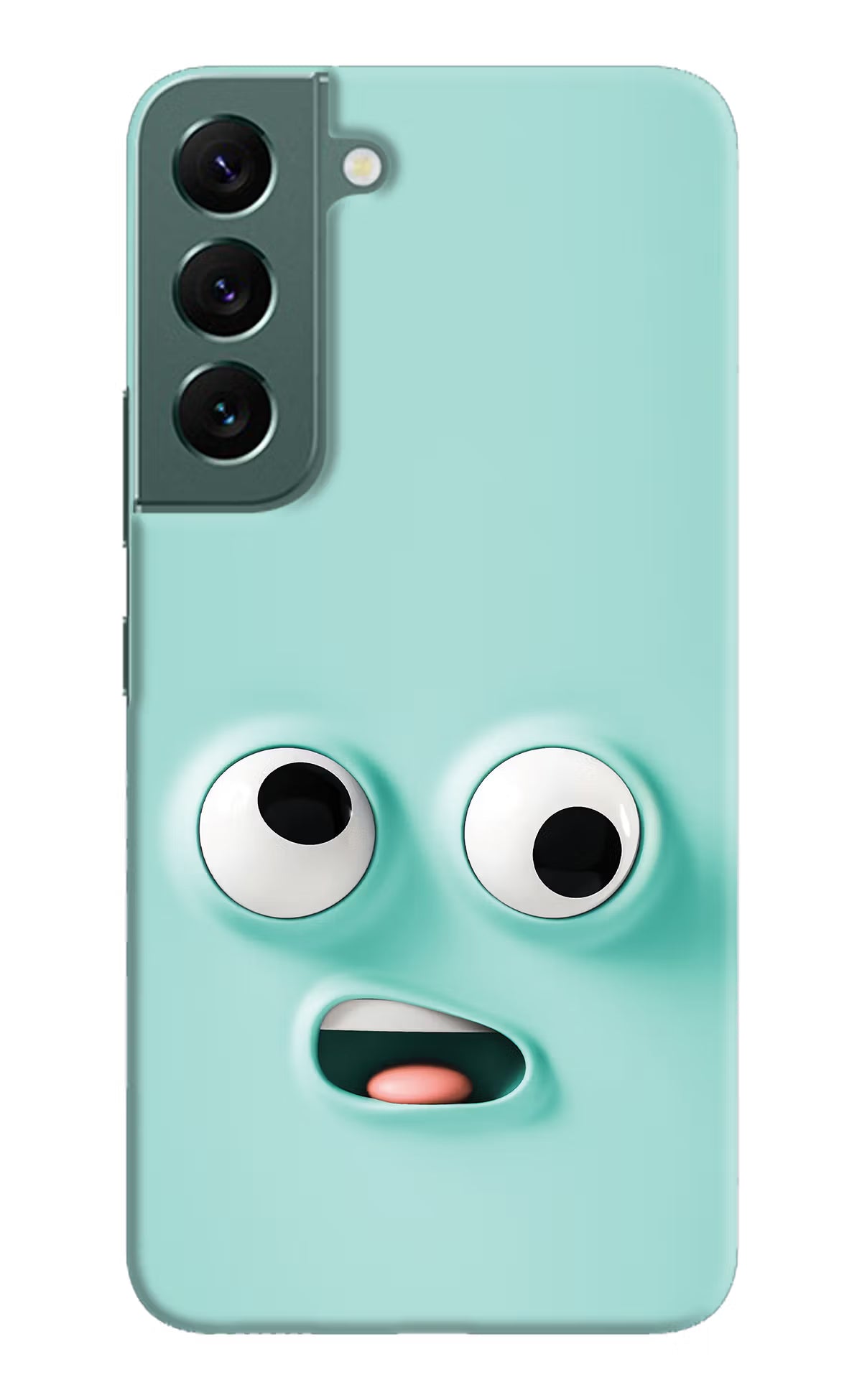 Funny Cartoon Samsung S22 Hard Case Back Cover by Casekaro