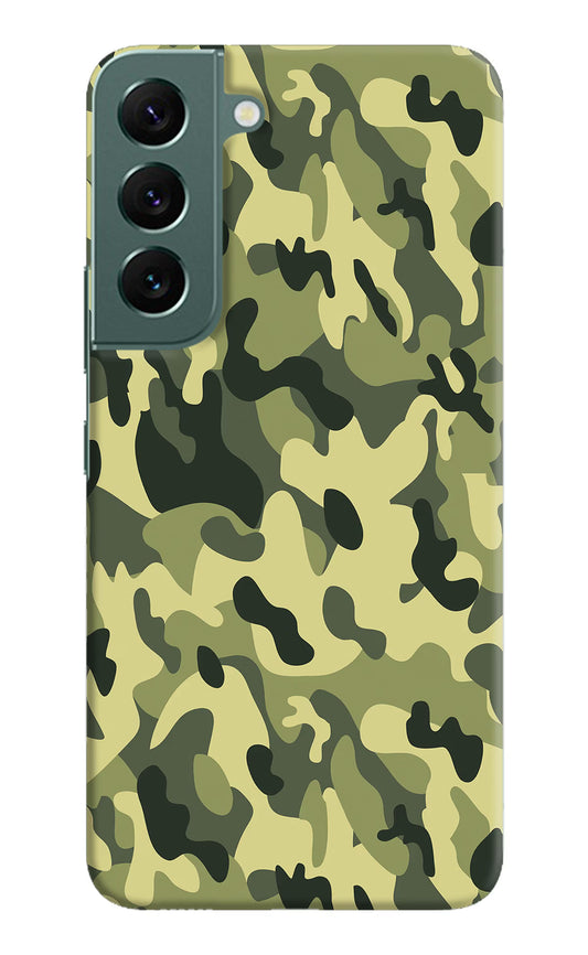 Camouflage Samsung S22 Hard Case Back Cover by Casekaro