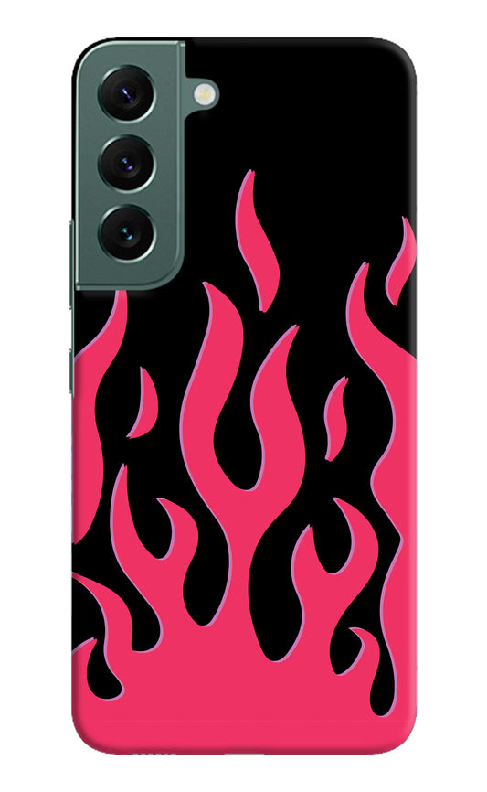 Fire Flames Samsung S22 Hard Case Back Cover by Casekaro