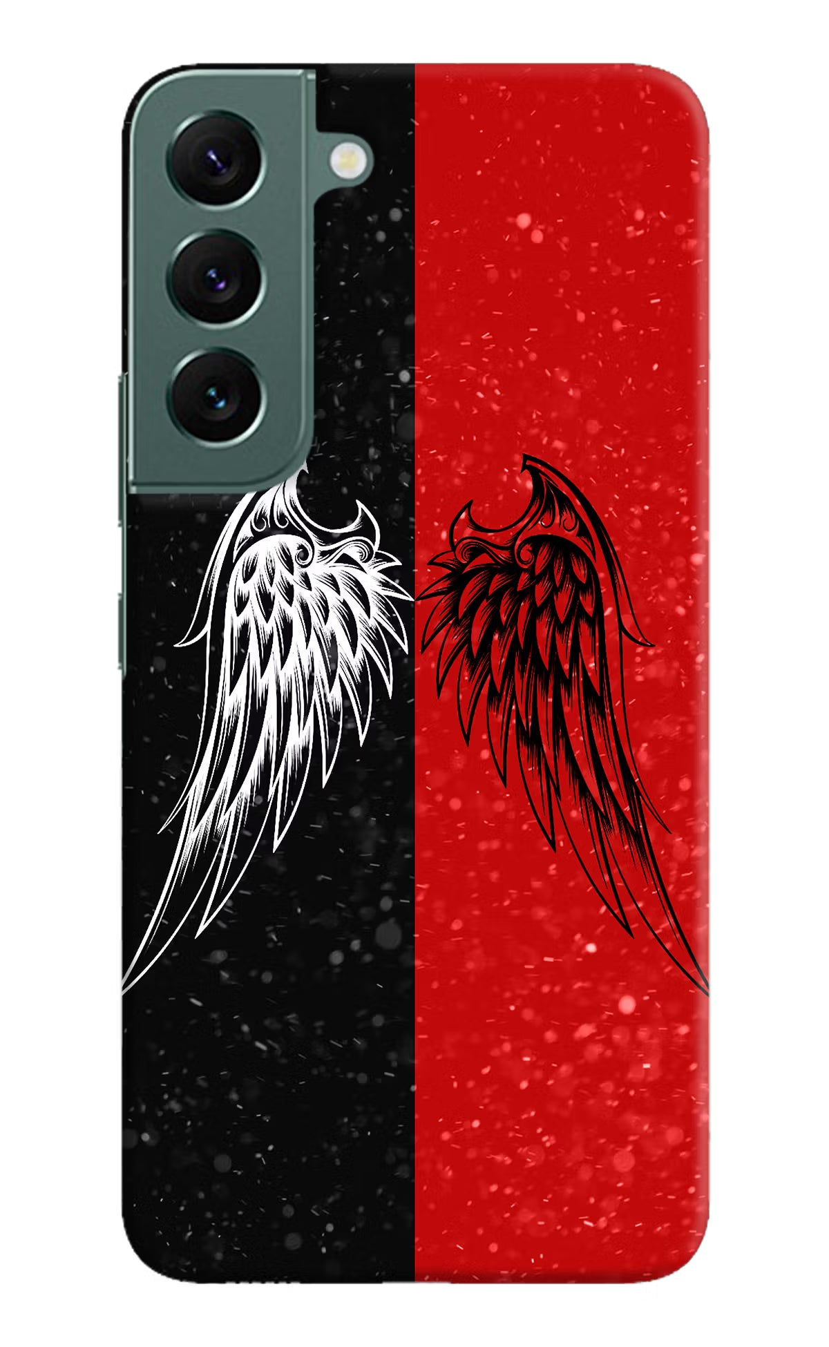 Wings Samsung S22 Hard Case Back Cover by Casekaro