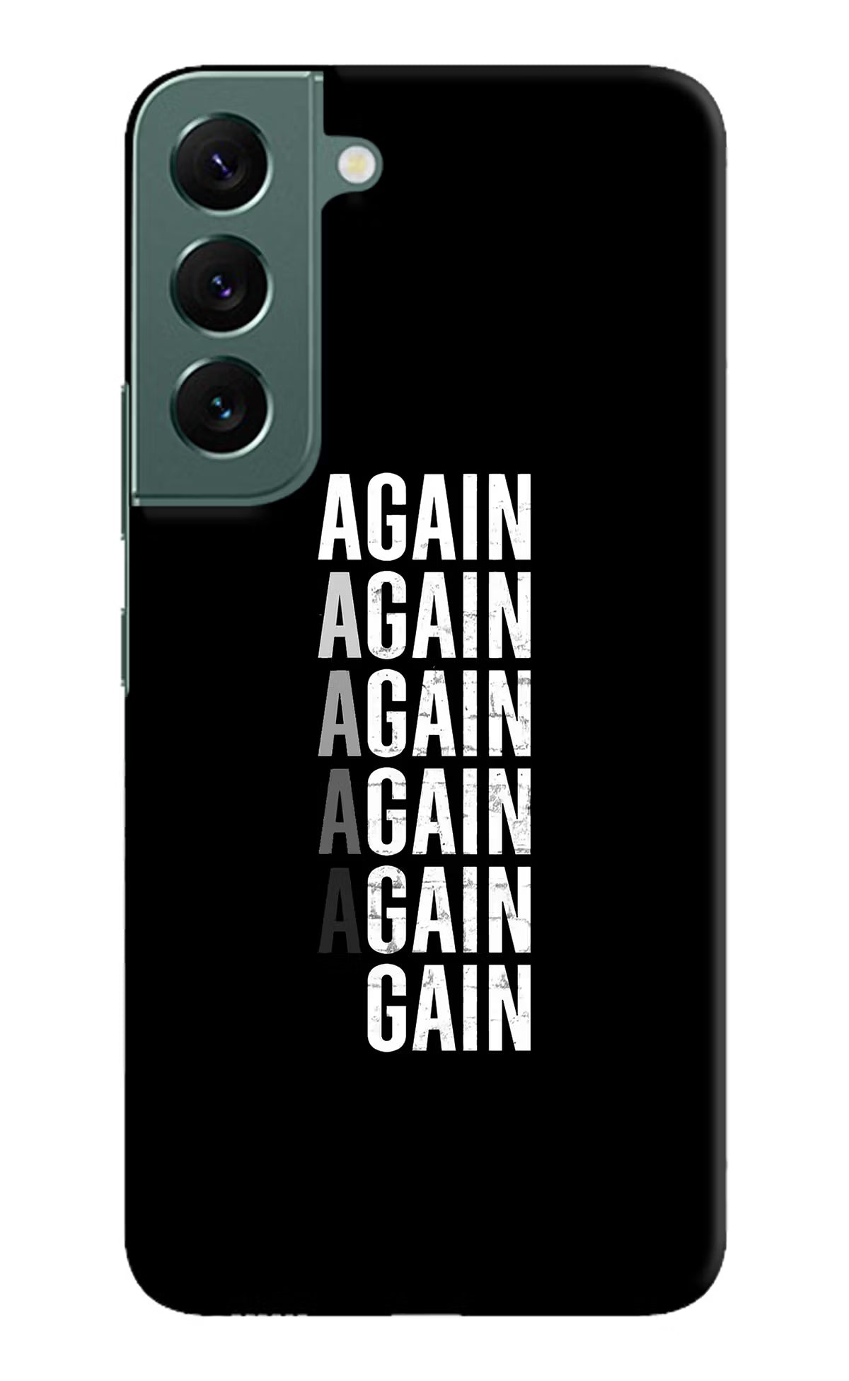 Again Again Gain Samsung S22 Hard Case Back Cover by Casekaro
