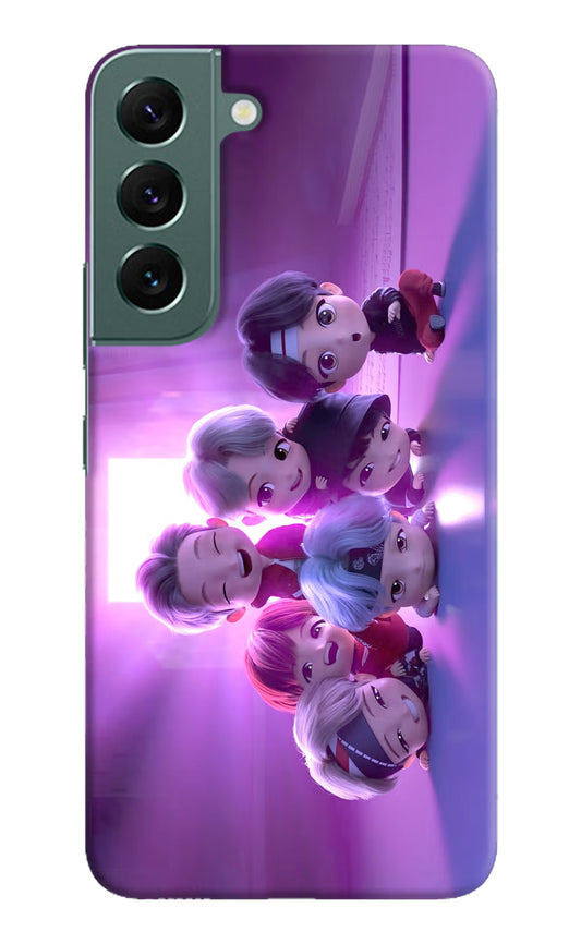 BTS Chibi Samsung S22 Hard Case Back Cover by Casekaro