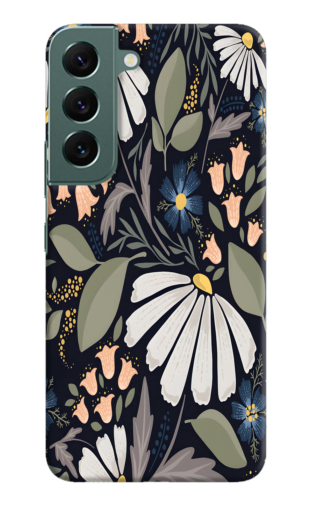 Flowers Art Samsung S22 Hard Case Back Cover by Casekaro