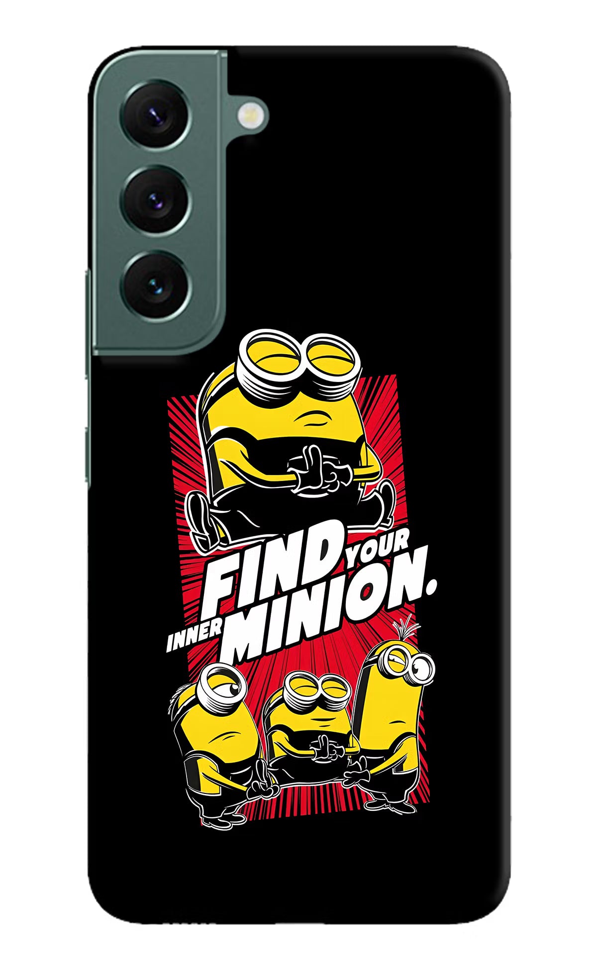 Find your inner Minion Samsung S22 Hard Case Back Cover by Casekaro