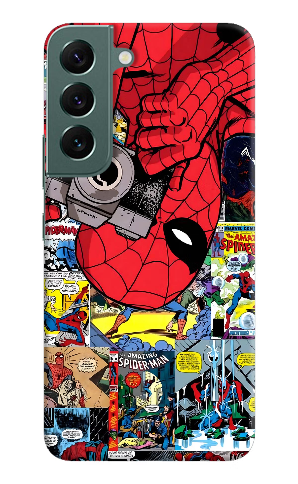 Spider Man Samsung S22 Hard Case Back Cover by Casekaro