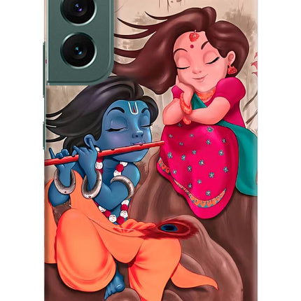 Radhe Krishna Samsung S22 Hard Case Back Cover by Casekaro