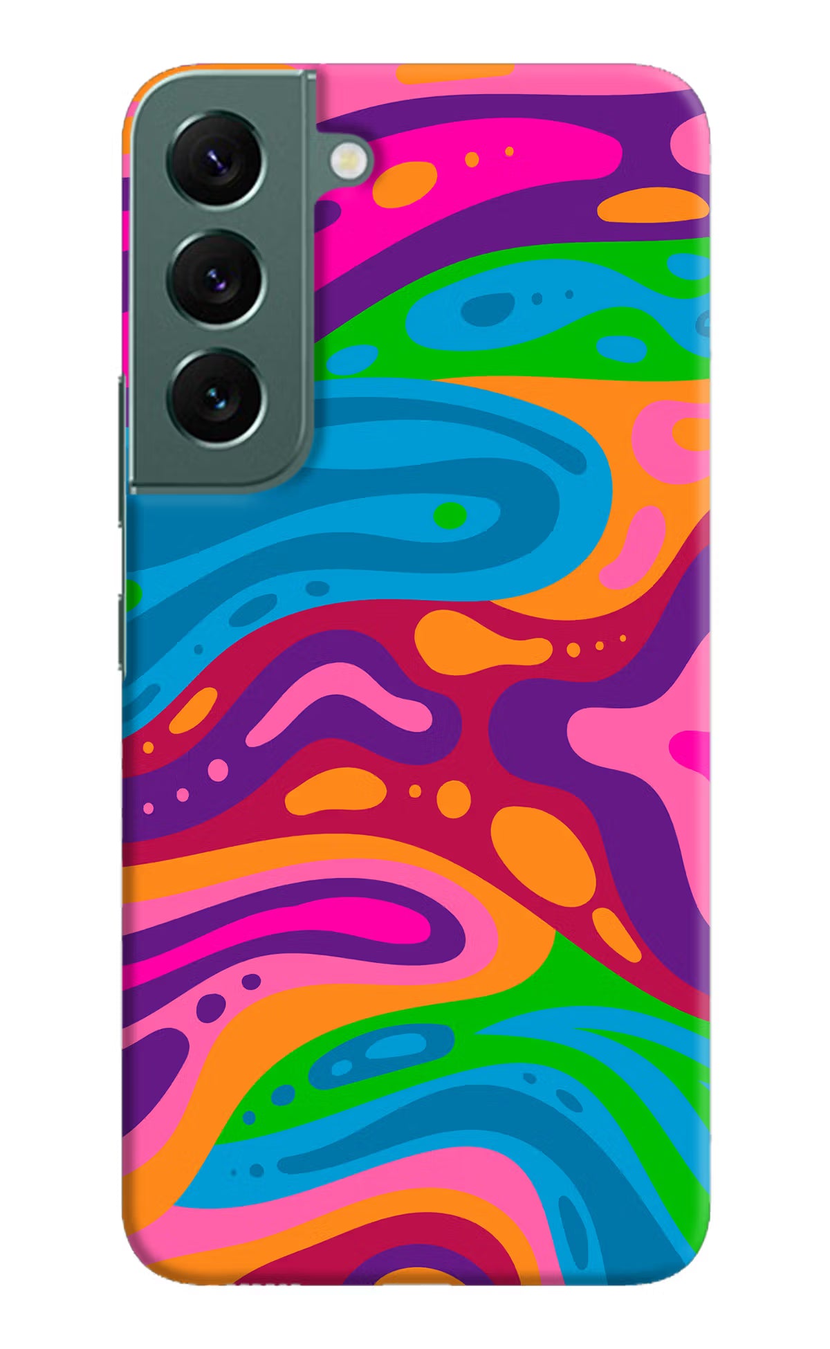 Trippy Pattern Samsung S22 Hard Case Back Cover by Casekaro