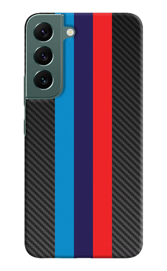 BMW Stripes Pattern Samsung S22 Hard Case Back Cover by Casekaro