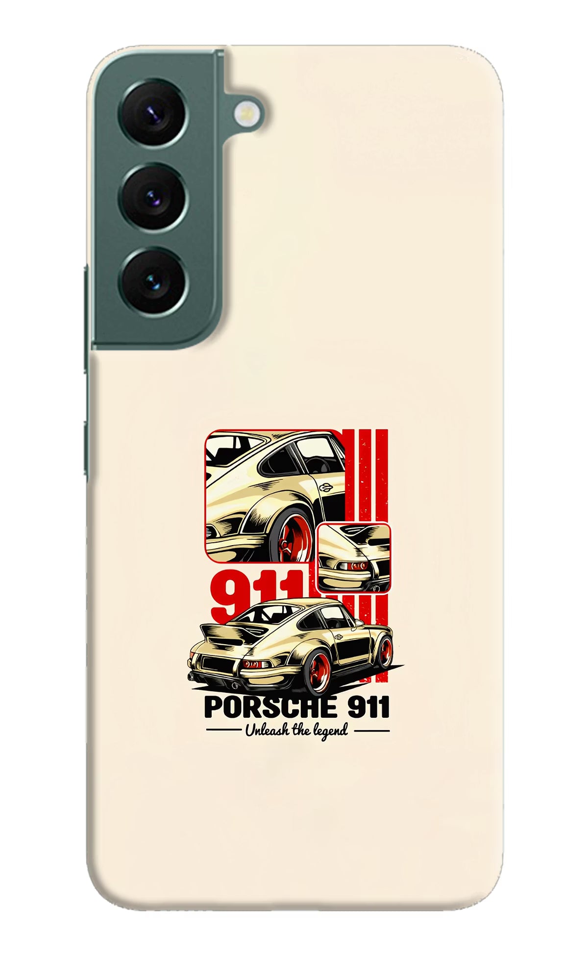 Classic Porsche 911 Samsung S22 Hard Case Back Cover by Casekaro