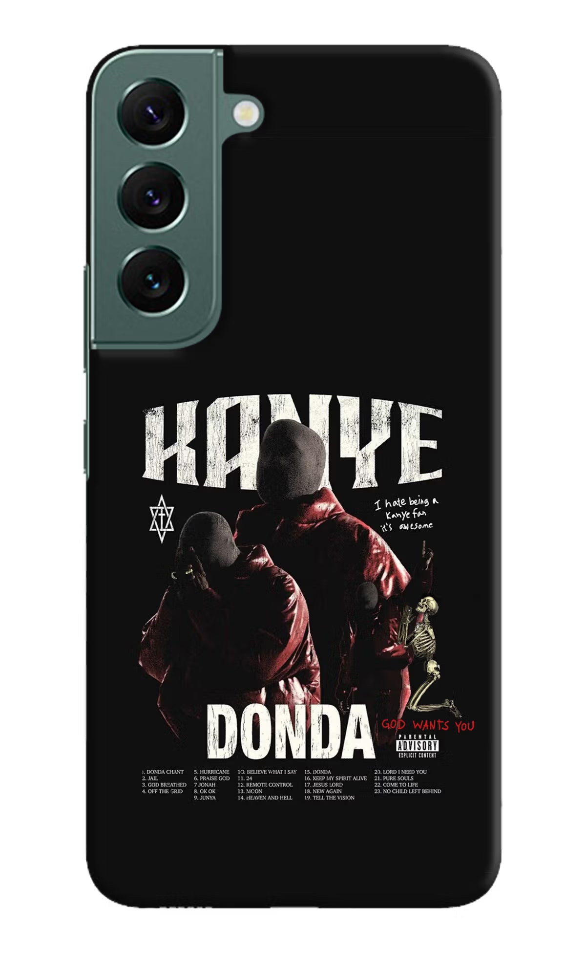 Donda Kanye West Samsung S22 Hard Case Back Cover by Casekaro