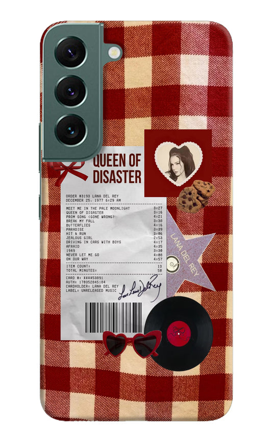 Queen of Disaster Samsung S22 Hard Case Back Cover by Casekaro