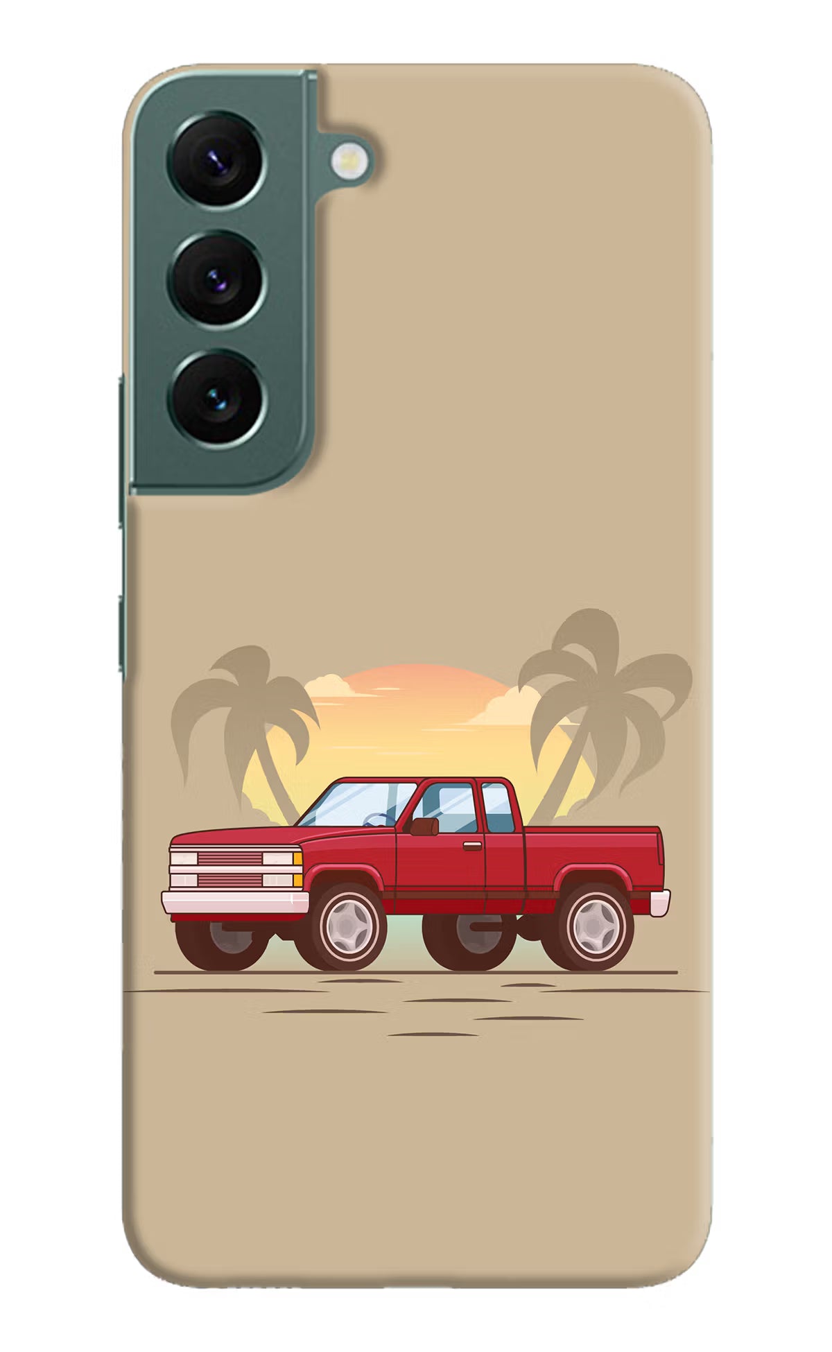 Desert Classic Drive Samsung S22 Hard Case Back Cover by Casekaro