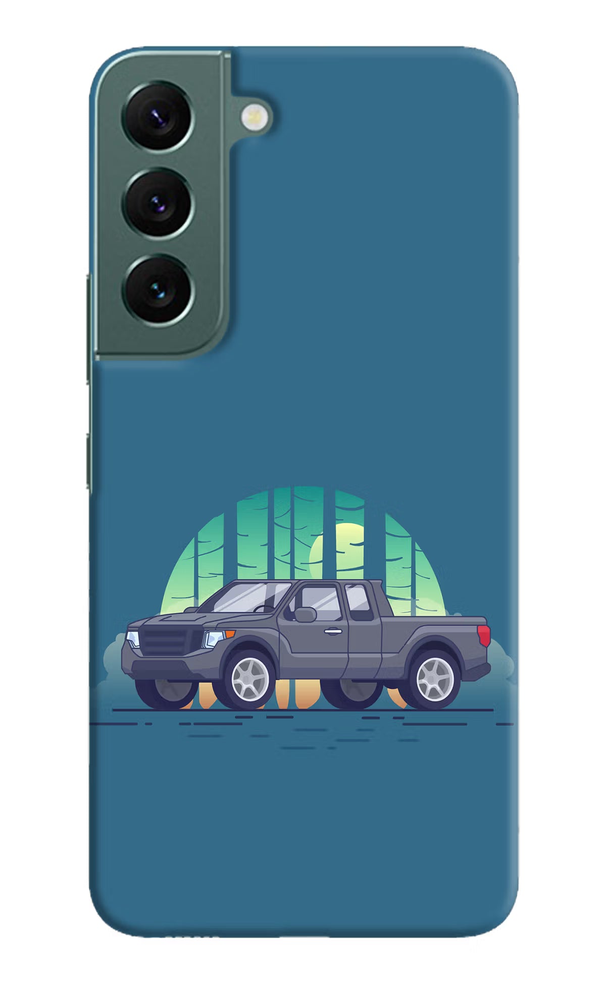 Retro Garage Vibe Samsung S22 Hard Case Back Cover by Casekaro