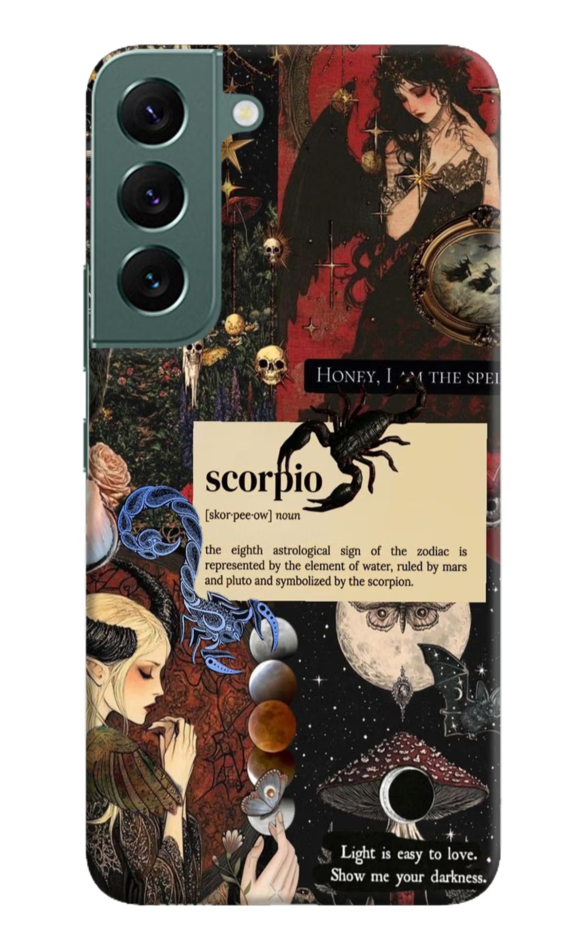 Scorpio Zodiac Samsung S22 Hard Case Back Cover by Casekaro
