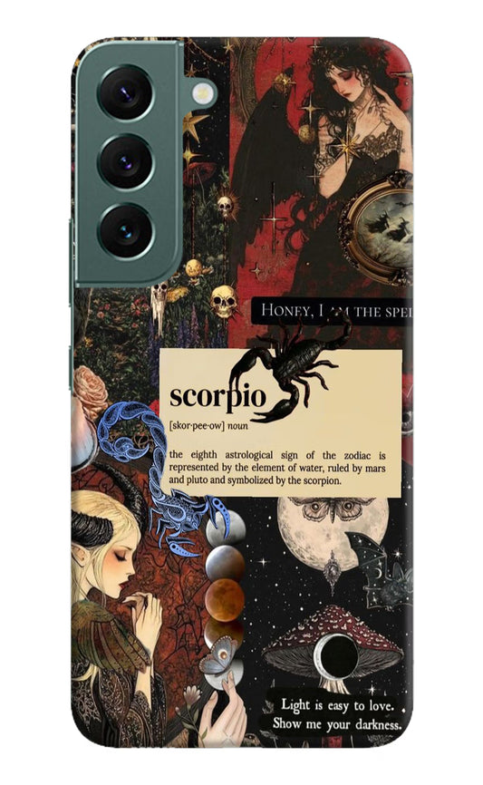 Scorpio Zodiac Samsung S22 Hard Case Back Cover by Casekaro